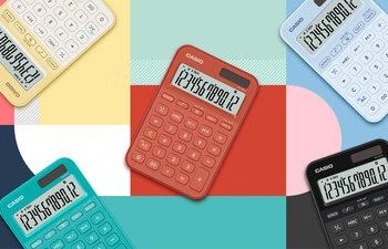 卡西歐推出25款設計新品計算器
