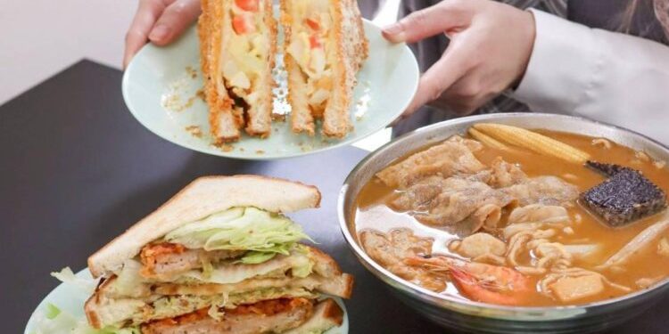 竹北三民路早午晚餐推薦 慢火熱煎鐵板奶油吐司 外帶團購都方便