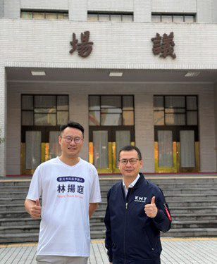 士北市議員新秀林揚庭請益 羅智強傳授蔣萬安政績牌與「皮克敏」奇招 23日起民調定勝負