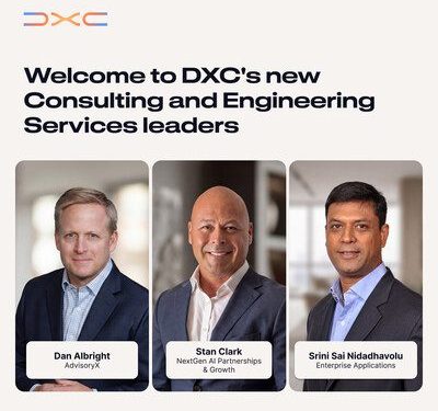 DXC 擴充諮詢與工程服務領導團隊，以擴展人工智能主導的增長