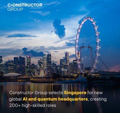 Constructor Group 選擇新加坡作為新環球人工智能與量子總部，創造超過 200 個高技術職位