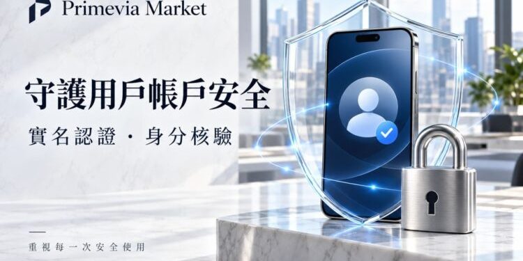 Primevia Market 重視用戶帳戶安全 結合實名認證與個人資料保護