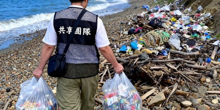 共享團隊以行動守護海洋 志工淨灘超千公斤廢棄物 打造永續藍色家園