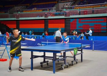 112年縣長盃桌球錦標賽 縣立體育館熱鬧開拍