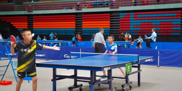 112年縣長盃桌球錦標賽 縣立體育館熱鬧開拍