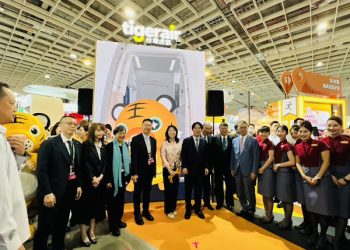 2025ITF台北國際旅展今開幕 台灣虎航現場攤位人氣旺