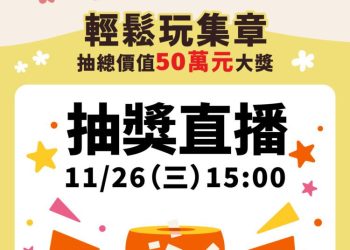 82份豪禮大放送「尋Way花路」11/26 15:00線上開獎 獎項總價值飆破50萬