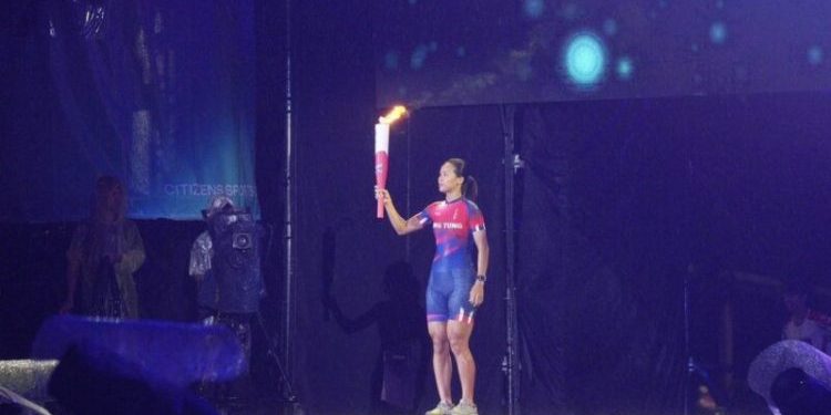 全民運在屏東最美縣民公園盛大開幕 賴總統、卓揆、周春米與萬人向運動員致敬