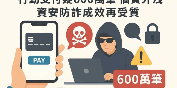 行動支付疑600萬筆個資外洩 資安防詐成效再受質疑