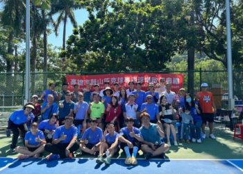 鼓山區匹克球場正式啟用 高市委員會選手獲百萬補助 雙喜臨門