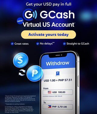 GCash推出虛擬美國賬戶，為菲律賓人接收美元付款和匯款的方式帶來革命性變化