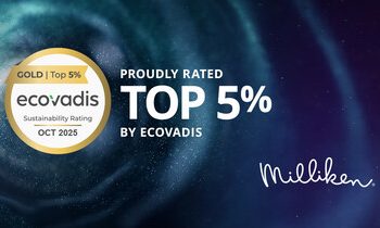 Milliken & Company 榮獲 2025 年 EcoVadis 黃金評級，躋身全球前 5% 企業之列
