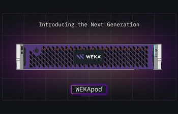 WEKA 推出新一代 WEKApod 設備，重新定義人工智能儲存經濟效益