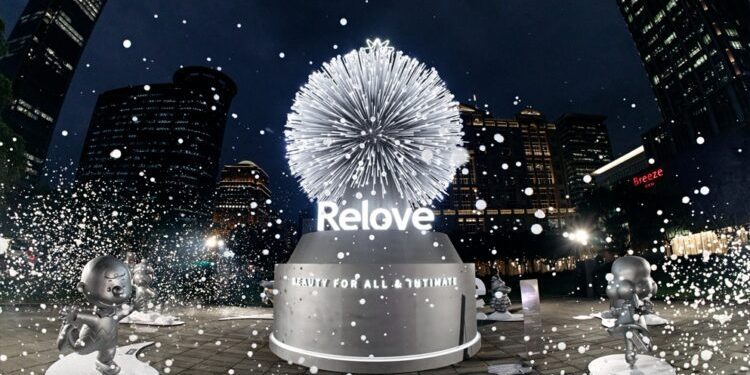 信義區下雪了 Relove《呼吸樹》打造夢幻泡泡雨 台北最浪漫聖誕打卡點