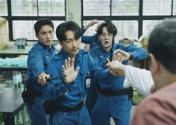 辣椒水一噴全場失控！張軒睿暴動戲拍到全員嚇歪