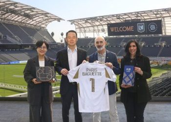 巴黎貝甜攜手美國職業足球大聯盟洛杉磯足球俱樂部（LAFC）