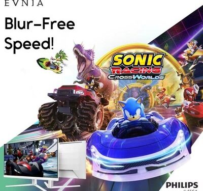 Philips Evnia創新突破性 電競護眼顯示屏問世 獲TÜV認證並與《Sonic Racing: CrossWorlds》