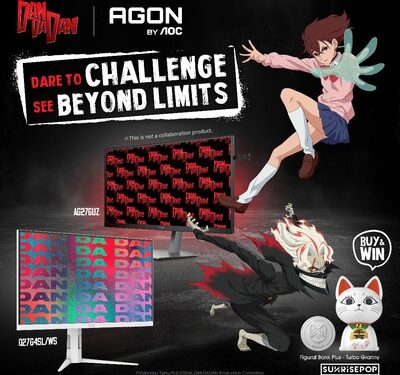 全球電競顯示屏霸主AGON by AOC 聯乘 神級動漫《DAN DA DAN》