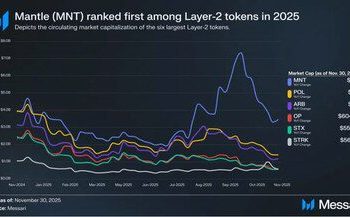 Messari新報告：鏈上金融分發層Mantle躋身領先二層解決方案行列