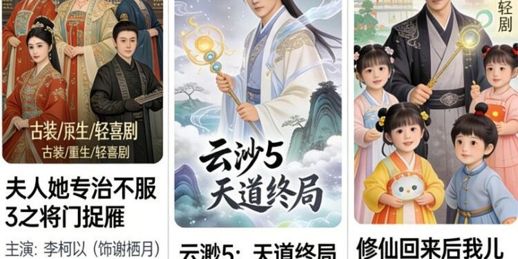 影音/許雅涵直直播短劇星推官:2026-01-05 每週一推薦抖音熱度與口碑雙優的3部熱門短劇