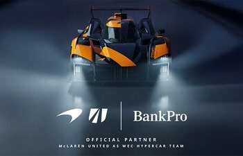 BankPro 宣布與 McLaren Endurance Racing 建立合作夥伴關係，攜手參與世界耐力錦標賽