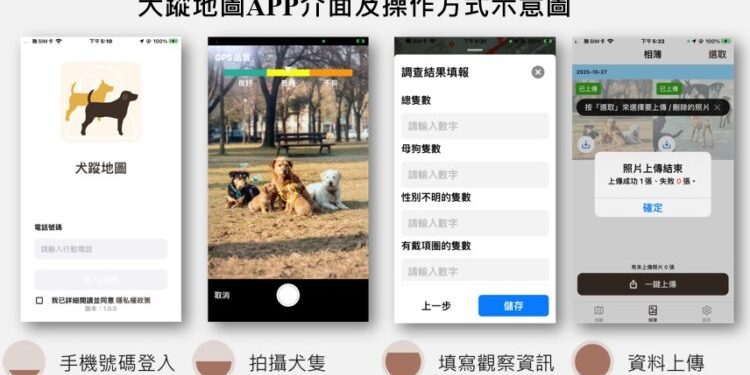 推動科學化遊蕩犬管理 農業部邀請全民下載「犬蹤地圖APP」