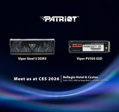 博帝科技於 CES 2026 展現次世代效能：發表全新 DDR5 記憶體與 PCIe Gen5 儲存解決方案