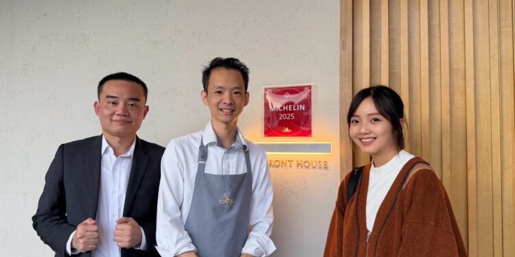 小資男童榮地攜手網紅郭昕妮 完食全台 73家米其林星級餐廳