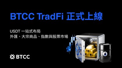 BTCC 推出 TradFi 交易功能,以 USDT 打通外匯、股票與大宗商品市場