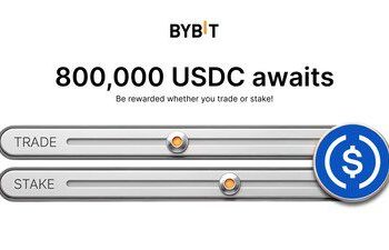 在Bybit交易或質押USDC：80萬USDC大獎等你來拿