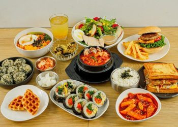 北屯韓式早午餐 麻油飯捲現點現做 搭配魚板湯超滿足