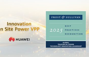 華為站點能源解決方案榮獲沙利文「全球最佳實踐獎」