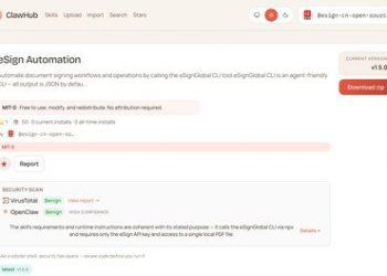 eSignGlobal推出「esign-automation」新技能，賦能OpenClaw實現自動化電子簽名