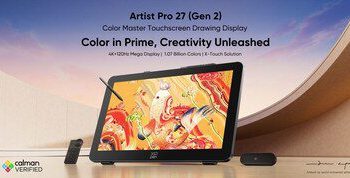 XPPen推出Artist Pro 27（Gen 2）全能型手繪屏，集大師級色彩表現與X-Touch解決方案於一體