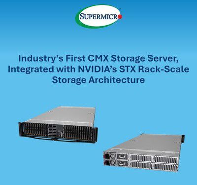 Supermicro 率先推出 NVIDIA BlueField-4 STX 儲存伺服器以提升 AI 推論效能