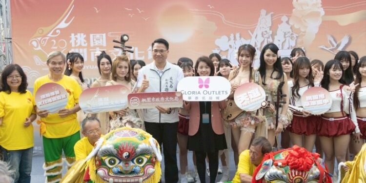 龍獅起舞震撼華泰 2026桃園閩南文化節快閃登場