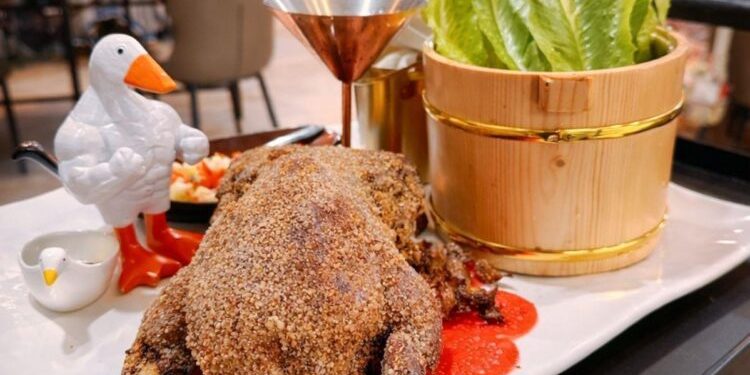 台中香酥鴨五人七人澎湃桌菜 脆皮酥香人氣風味聚餐必吃