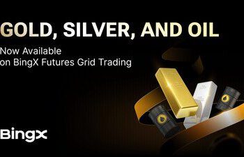 BingX 合約網格新增黃金、白銀與原油，為宏觀交易帶來自動化精準新體驗