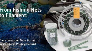 從漁網到線材：朱拉隆功大學創新技術將海洋垃圾轉化為3D打印材料