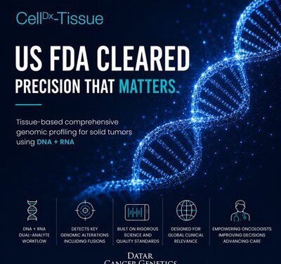 Datar Cancer Genetics 的 CellDx-Tissue 獲得美國 FDA 核准，為該項利用 DNA 與 RNA 進行的實體腫瘤全方位基因體分析檢測寫下里程碑