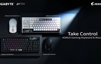 技嘉於 COMPUTEX 2026 發表 AORUS K10 INFINITY 電競鍵盤與 M10 INFINITY 電競滑鼠