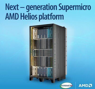 Supermicro 憑藉 AMD Helios 平台，擴展其機架級 AI 領導優勢，加速部署及營運效率
