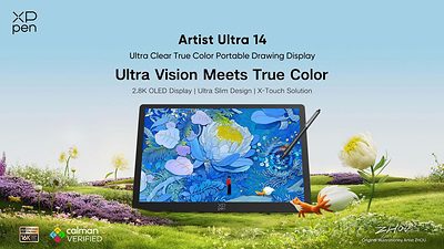 XPPen發佈Artist Ultra 14,以更便攜的形態帶來專業繪畫性能