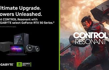 技嘉攜手 NVIDIA 推出 GeForce RTX™ 50 系列《CONTROL Resonant》遊戲套裝，全面升級遊戲體驗