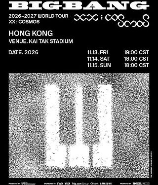 BIGBANG 2026-2027 WORLD TOUR IN HONG KONG 正式公佈