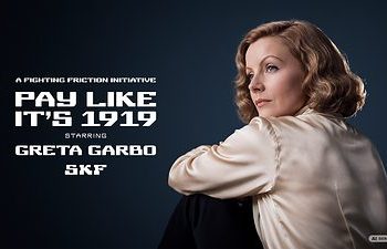Greta Garbo 再度登場，為 SKF 減摩倡議擔綱演出