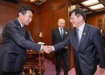 外交部長林佳龍午宴「日本維新會官民合作推進協議會」訪問團，深化台日友好關係及經貿合作